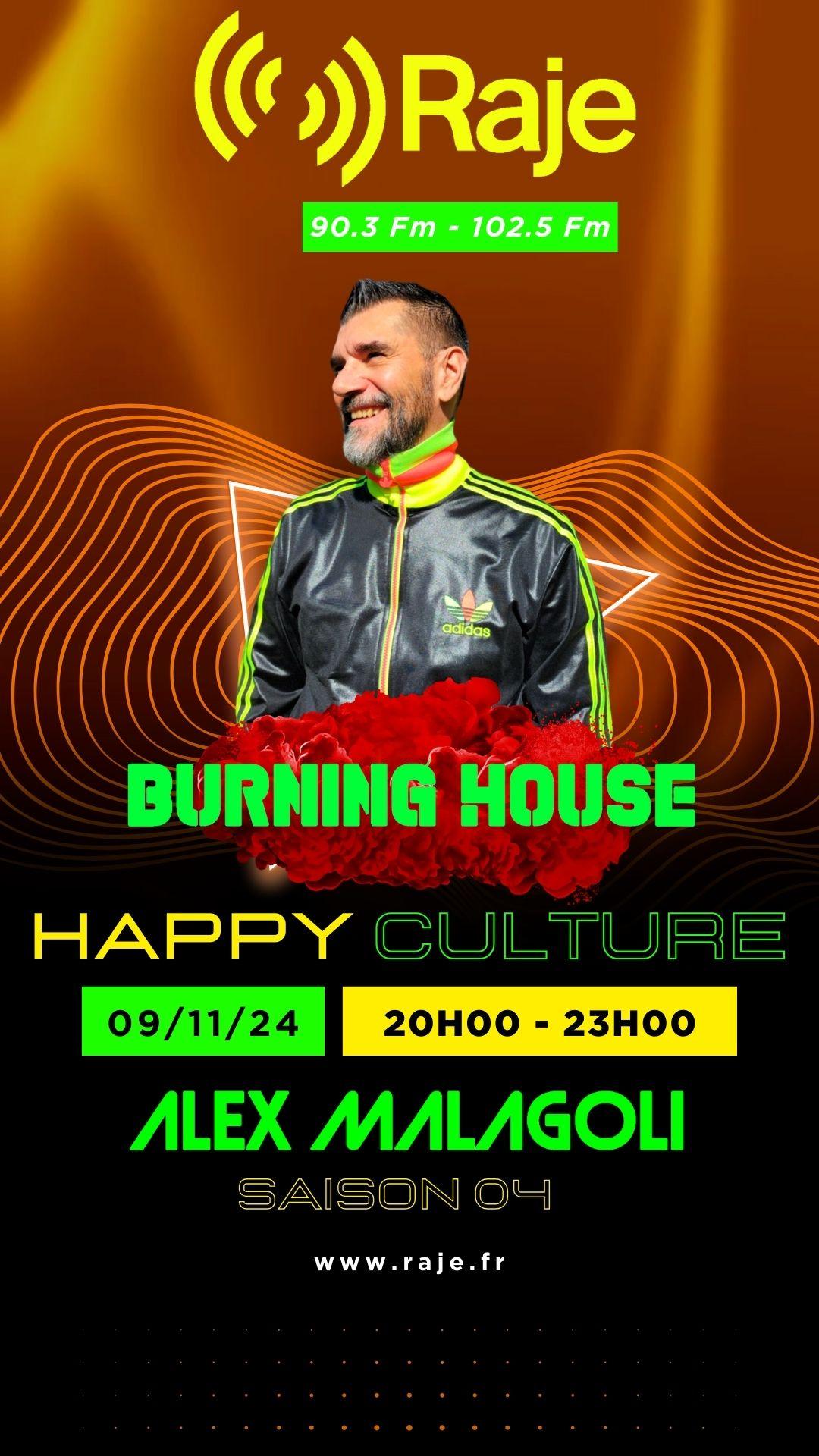 HAPPYCULTURE & BURNING HOUSE [Saison 04] Novembre 2024 /// Nicolas Tanda